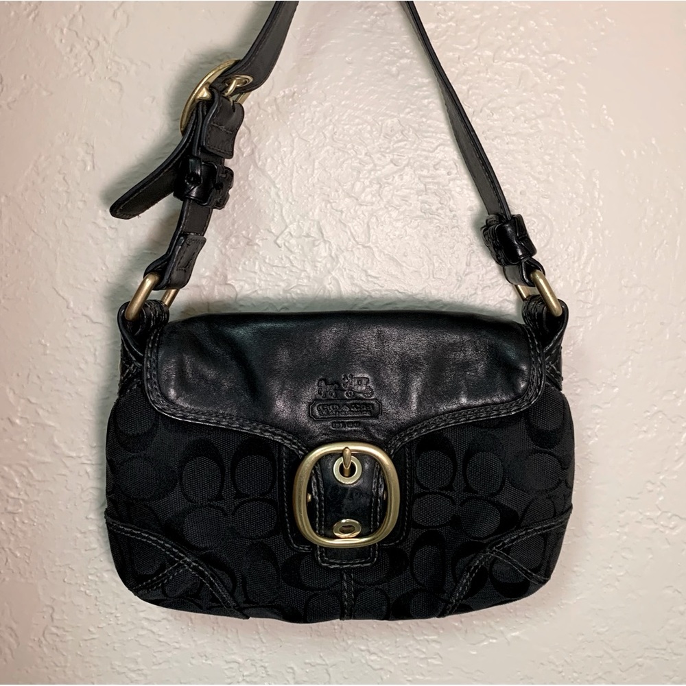 Coach Signature Jacquard Logo Bag